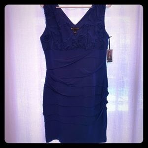 Valerie Bertinelli Cobalt Blue Dress